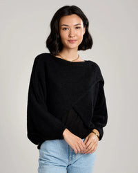 Alessandra Knit Wrap - Black