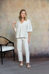 Amelie Linen Top