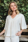 Amelie Linen Top