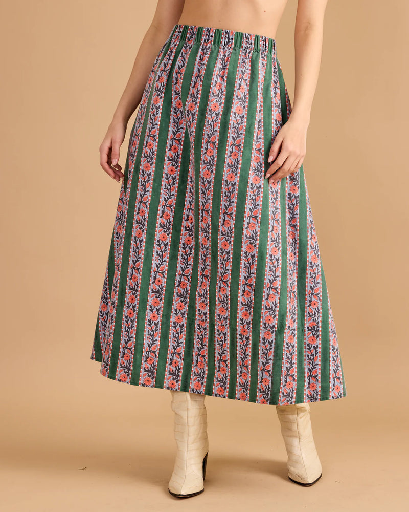 Marisol Skirt in Floral Manor