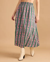 Marisol Skirt in Floral Manor