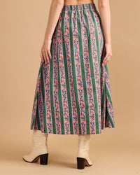 Marisol Skirt in Floral Manor