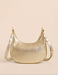 Sinclair Shoulder Bag in Matte Gold