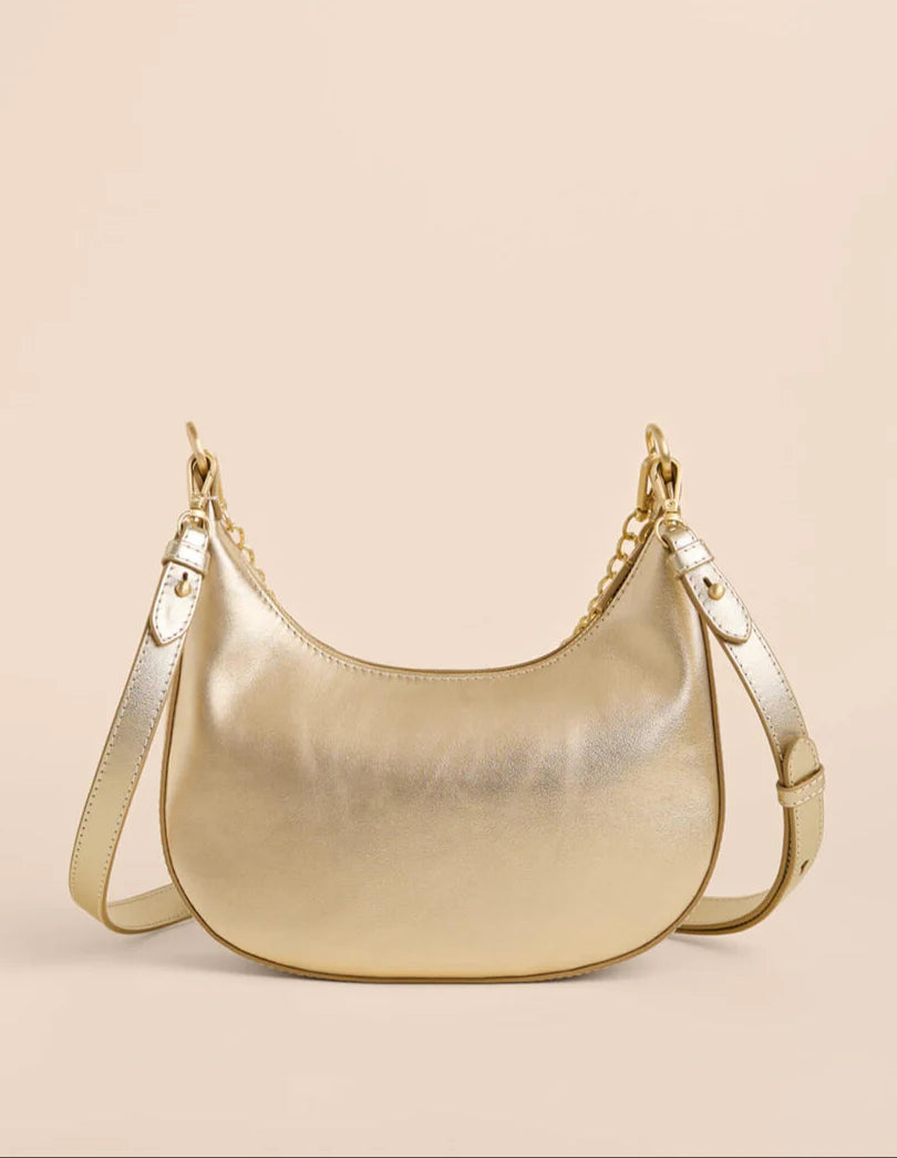 Sinclair Shoulder Bag in Matte Gold