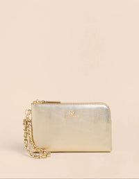 Sinclair Wristlet Matte Gold