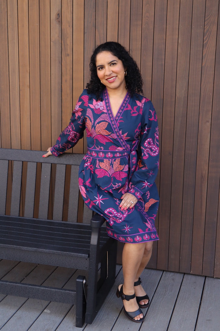 Cara Midnight Mosaic Dress