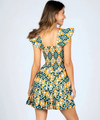 Clementine Tile Mini Dress