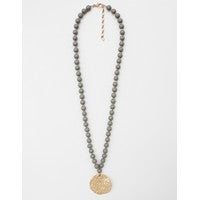 Caden Gray & Gold Necklace