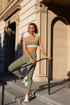 Aria 7/8 Length Leggings | Jade