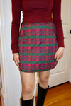Stevie Skirt in Party Plaid