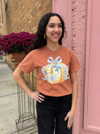 Grandmillennial Pumpkin Comfort Colors Tee 