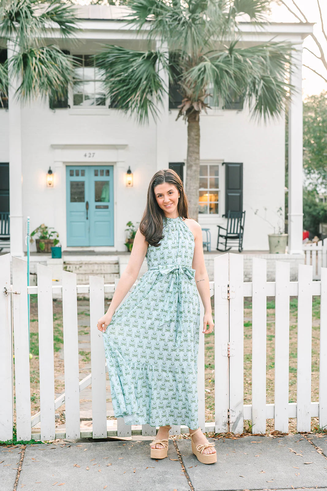Sweet Pea Dress in Juniper Grove