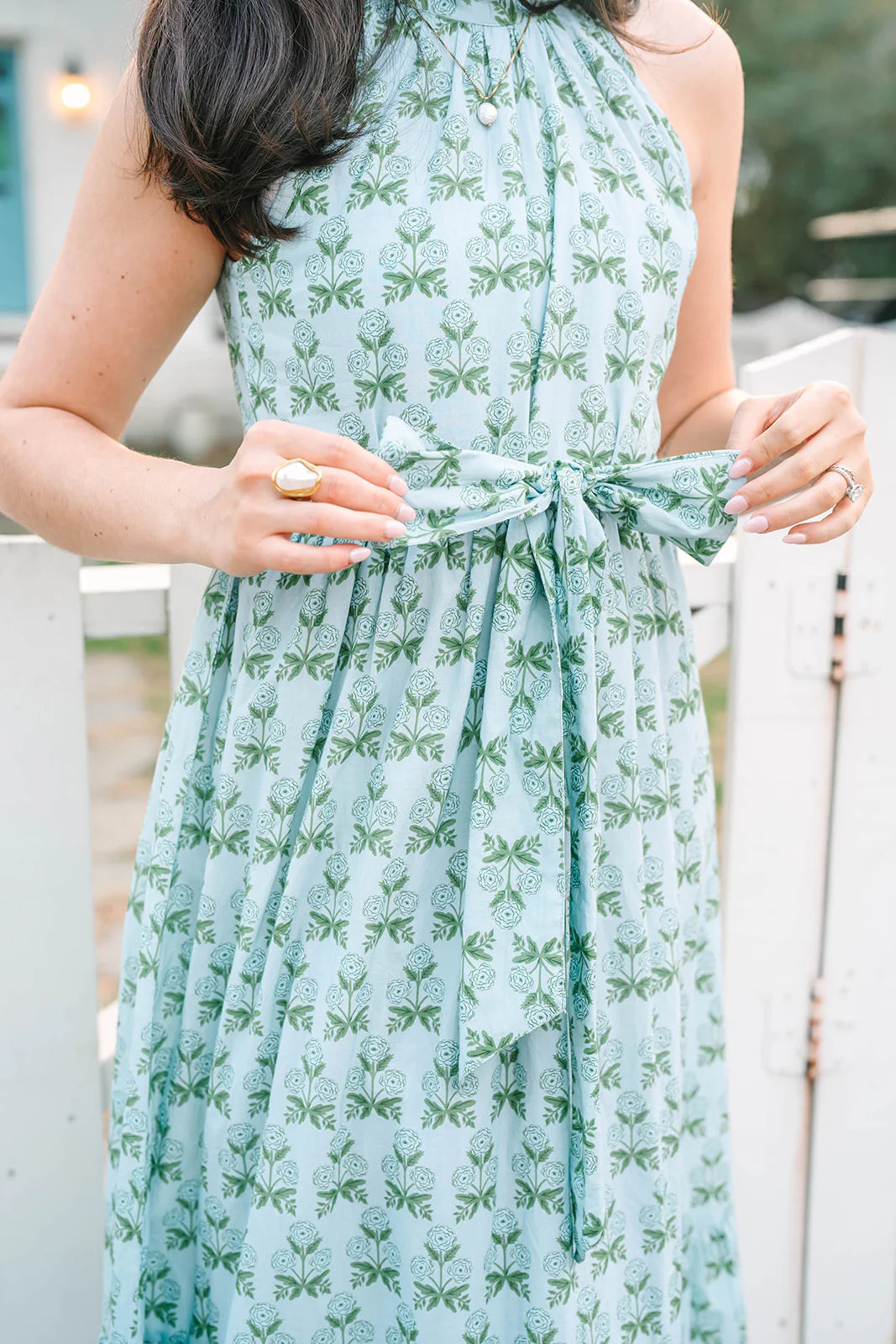 Sweet Pea Dress in Juniper Grove