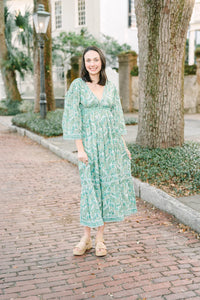 Casita Dress in Misty Garden