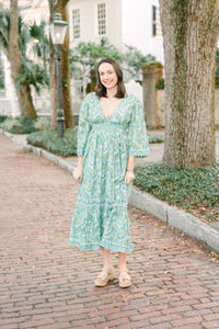 Casita Dress in Misty Garden