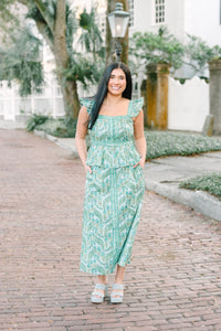 Zola Blouse in Misty Garden