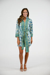 French Quarters Dress in Blue Lotus