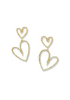 Florence Heart Earrings