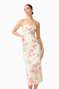 Greta Embroidered Midi Dress
