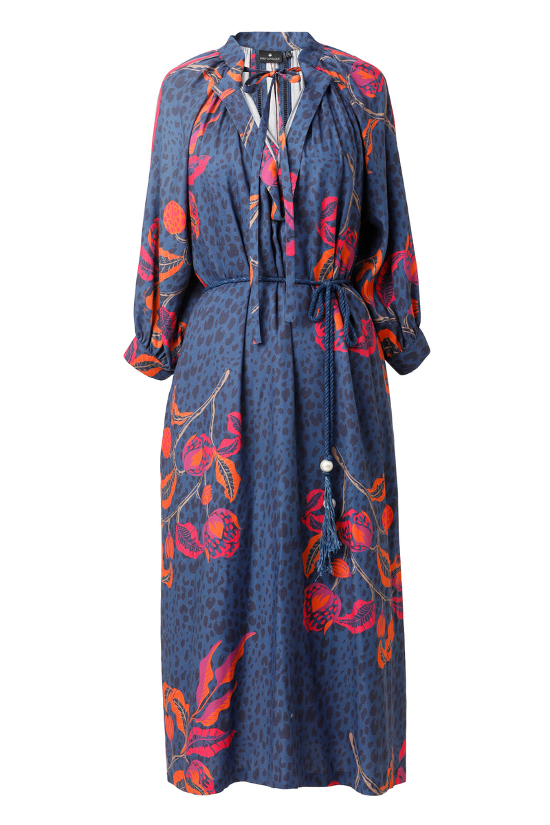 Elina Midi Dress | Navy