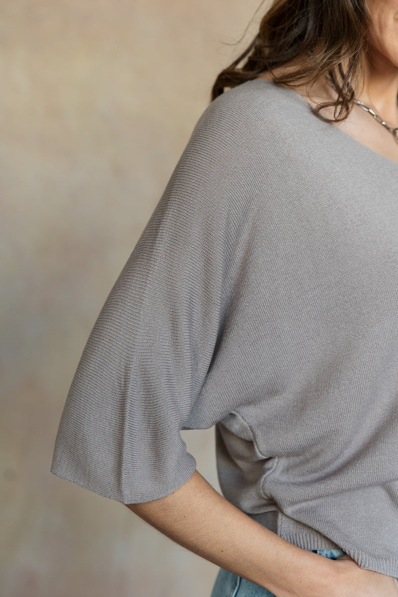 Esma Knit Top - Taupe