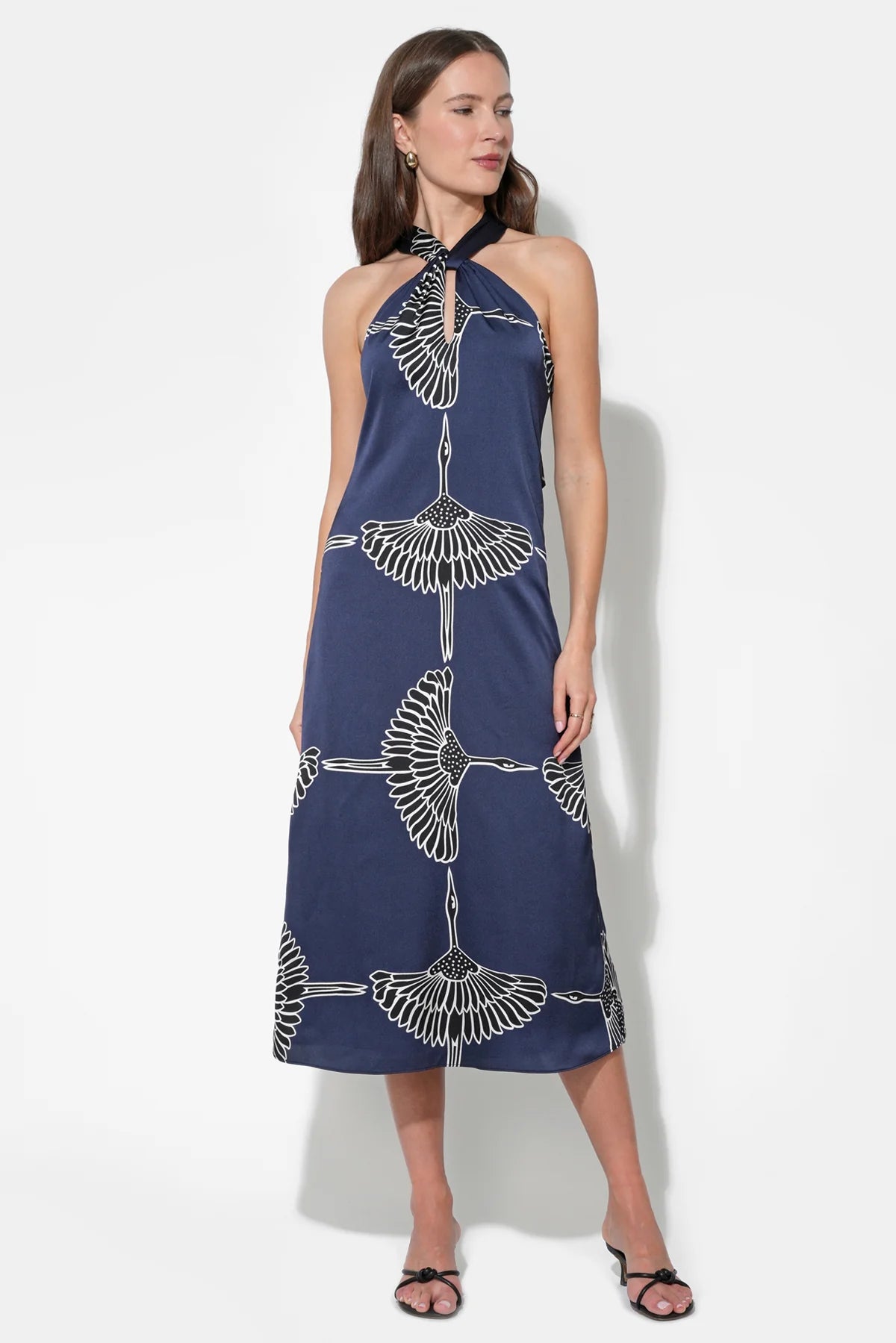 Cecelia Halter Ribbon Dress