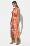 Sandi Two Toned Halter Dress