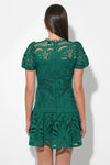 Clarisse A-Line Placement Lace Dress