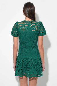 Clarisse A-Line Placement Lace Dress