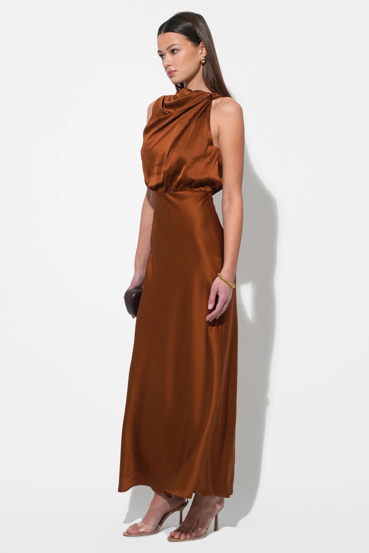 Kate Cowl Drape Maxi Dress