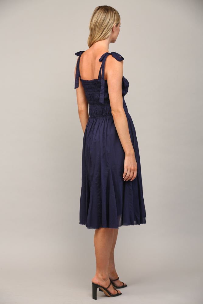 Audrey Tie Shoulder Midi Dress