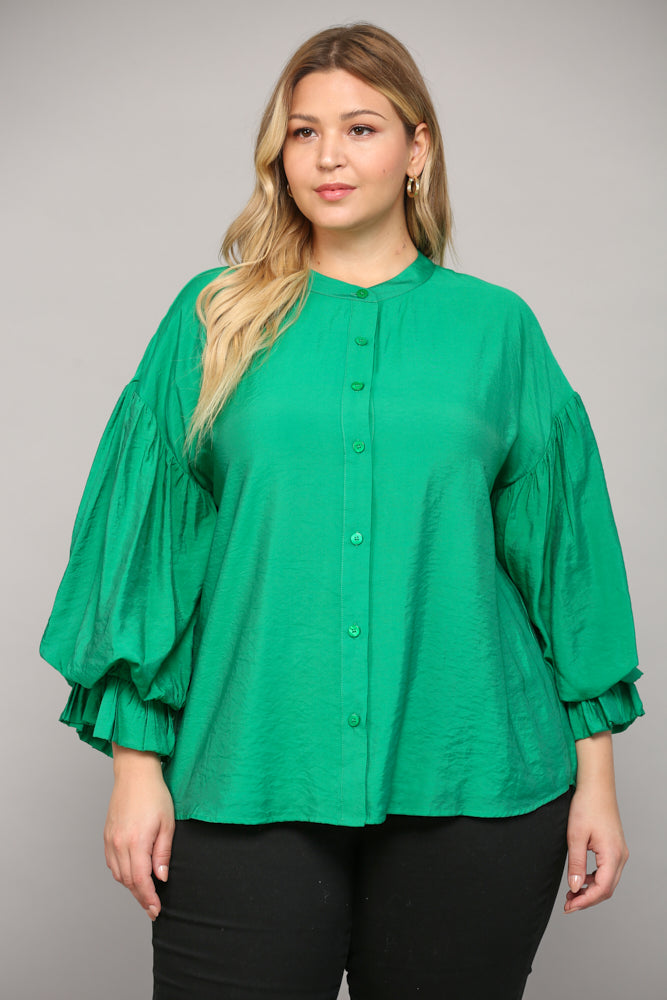 Rebecca Puff Sleeve Button Down