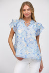 Lurex Chiffon Blouse