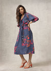 Elina Midi Dress | Navy