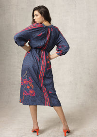 Elina Midi Dress | Navy