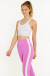 Hana 7/8 Side Stripe Legging Orchid