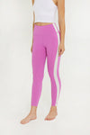 Hana 7/8 Side Stripe Legging Orchid