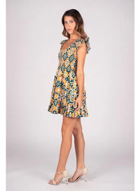 Clementine Tile Mini Dress