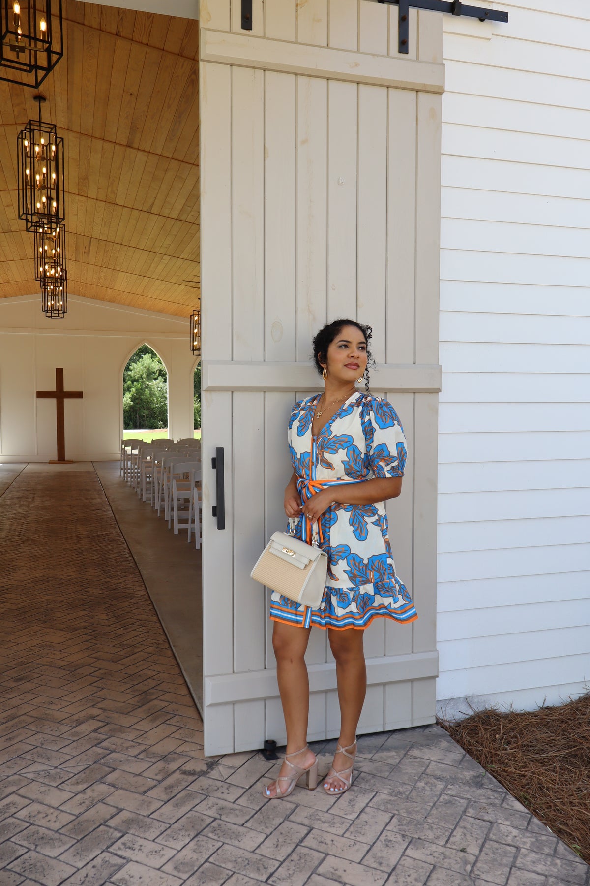 Bold Riveria V-Neck Dress