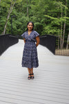 Hailey Navy Floral Dress