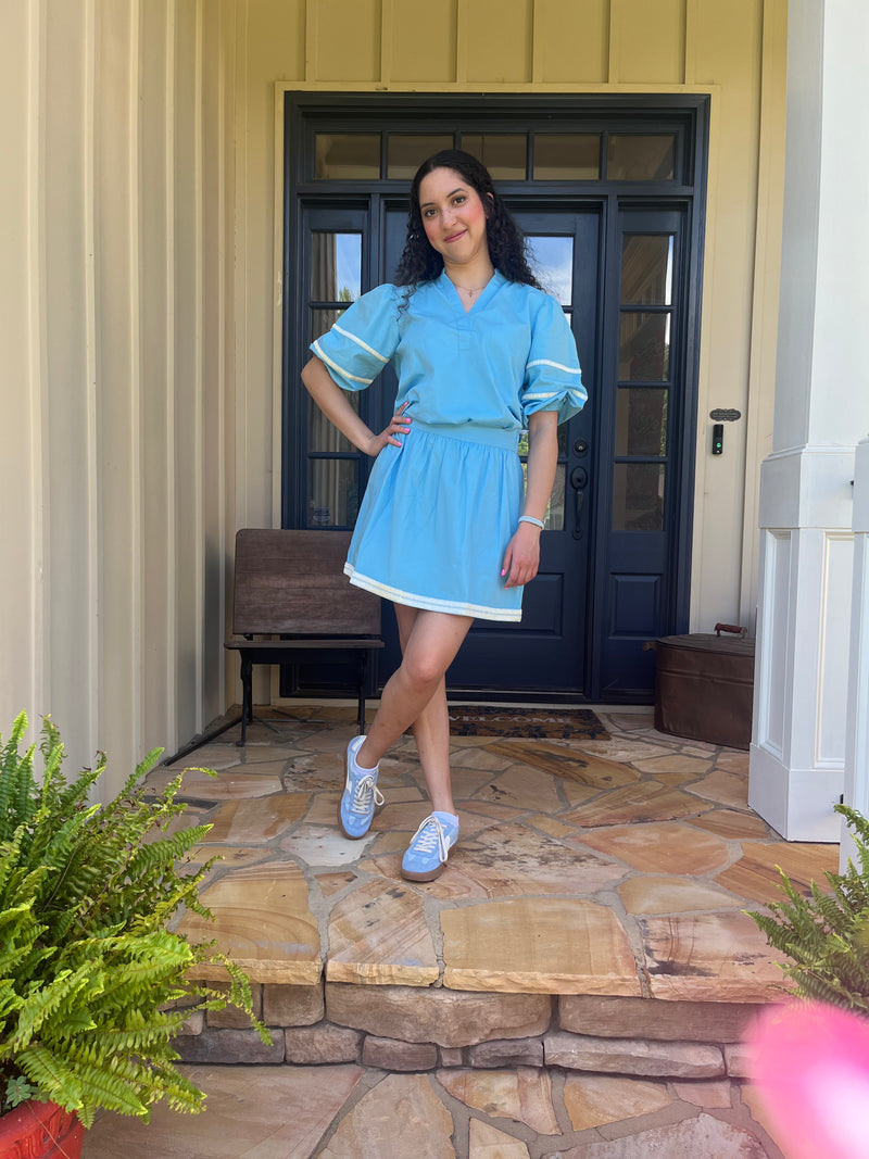 Lily Carolina Blue Skirt