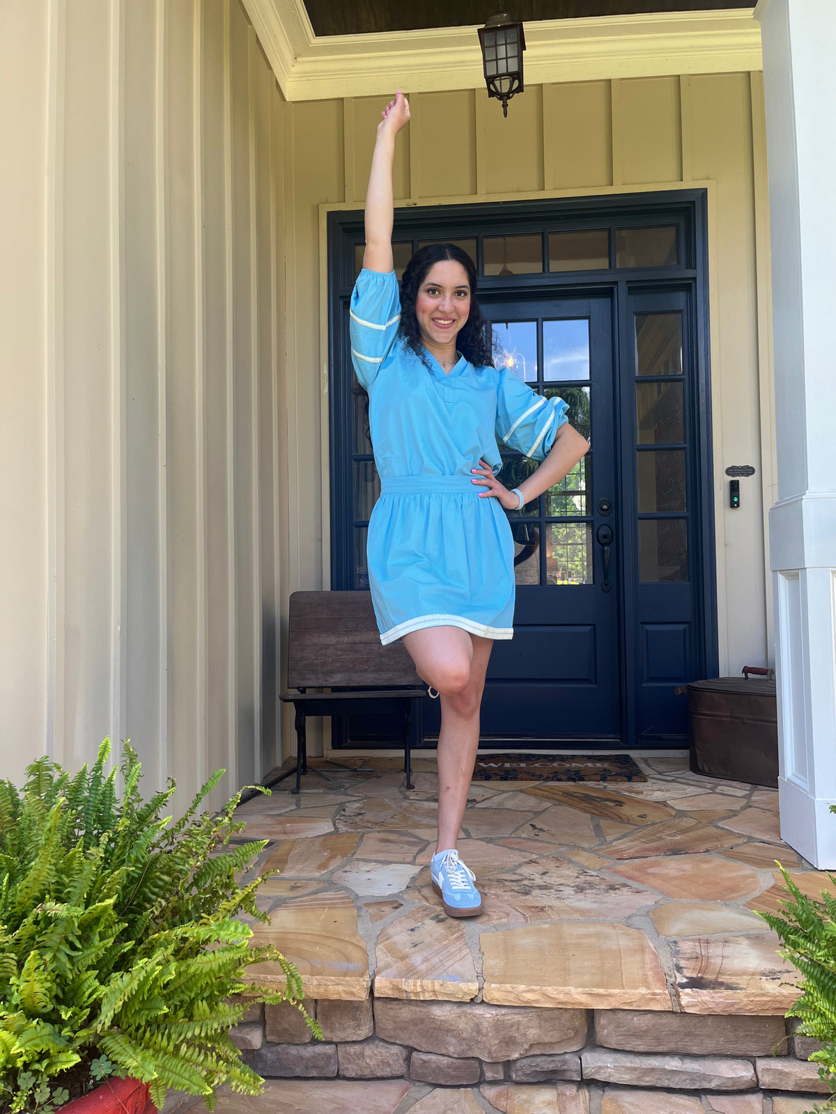 Noah Carolina Blue Top