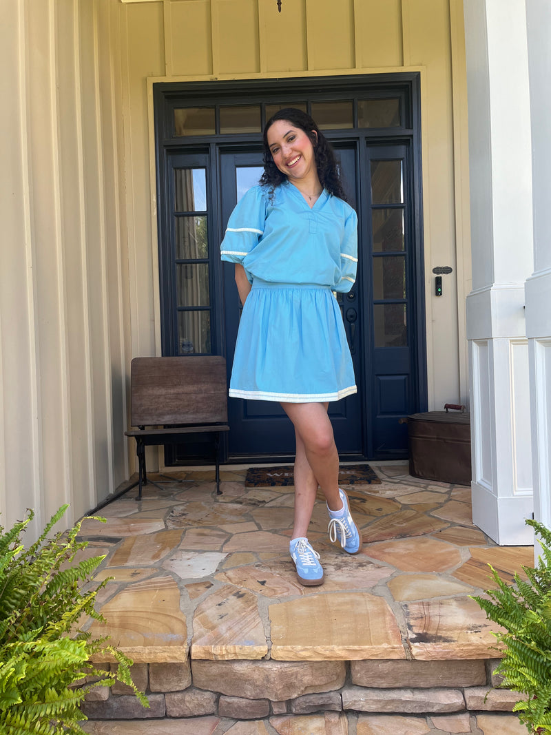 Lily Carolina Blue Skirt