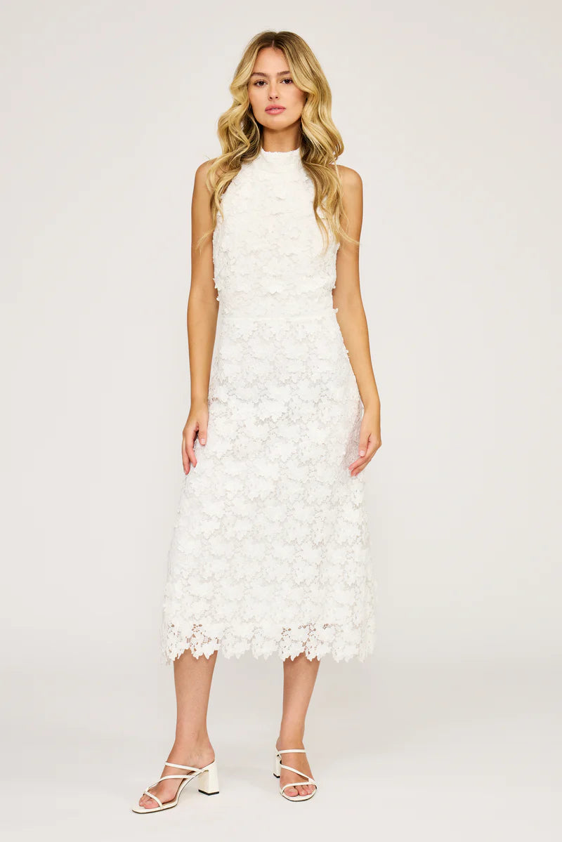 Serafina White Halter Dress Serafina White Halter Dress