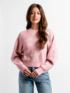 Carrara Sweater | Blush & Ecru