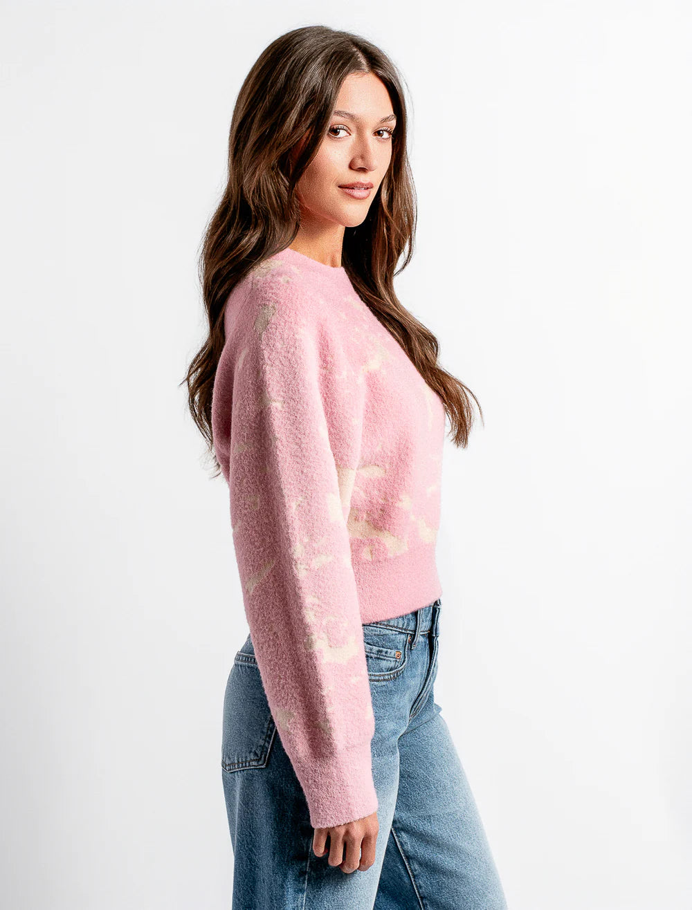 Carrara Sweater | Blush & Ecru