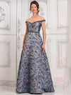 Midnight Beaded Neckline Gown | C-MV1299