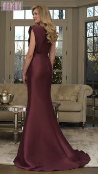 Mikado Wine Gown | C-MV1359