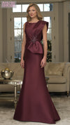 Mikado Wine Gown | C-MV1359