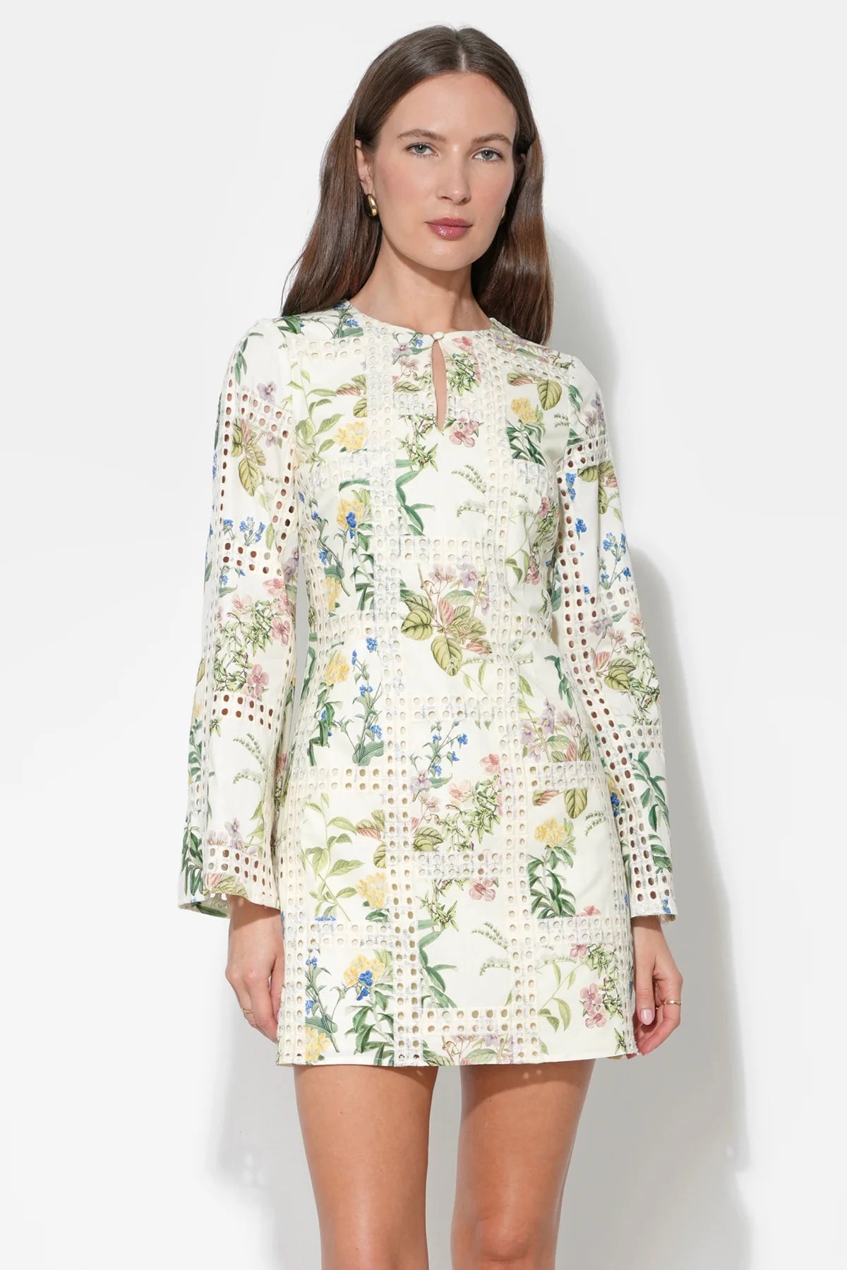 embroidered eyelet dress Green Maxi - All Dresses True to size Marshall Embroidery Eyelet Mini Dress